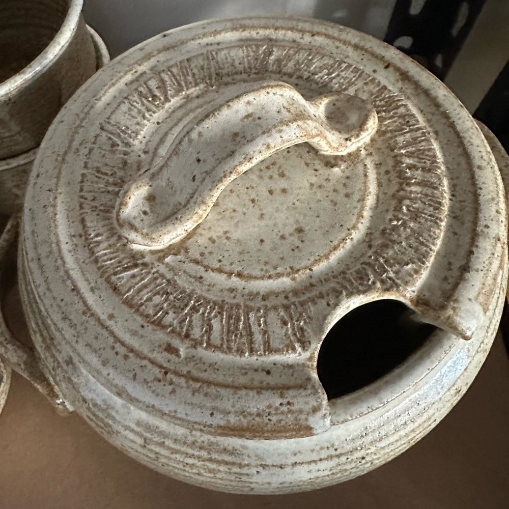 Rustic Stoneware Soup Set - Picture 2 of 6